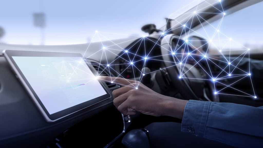 Gps system in a smart car