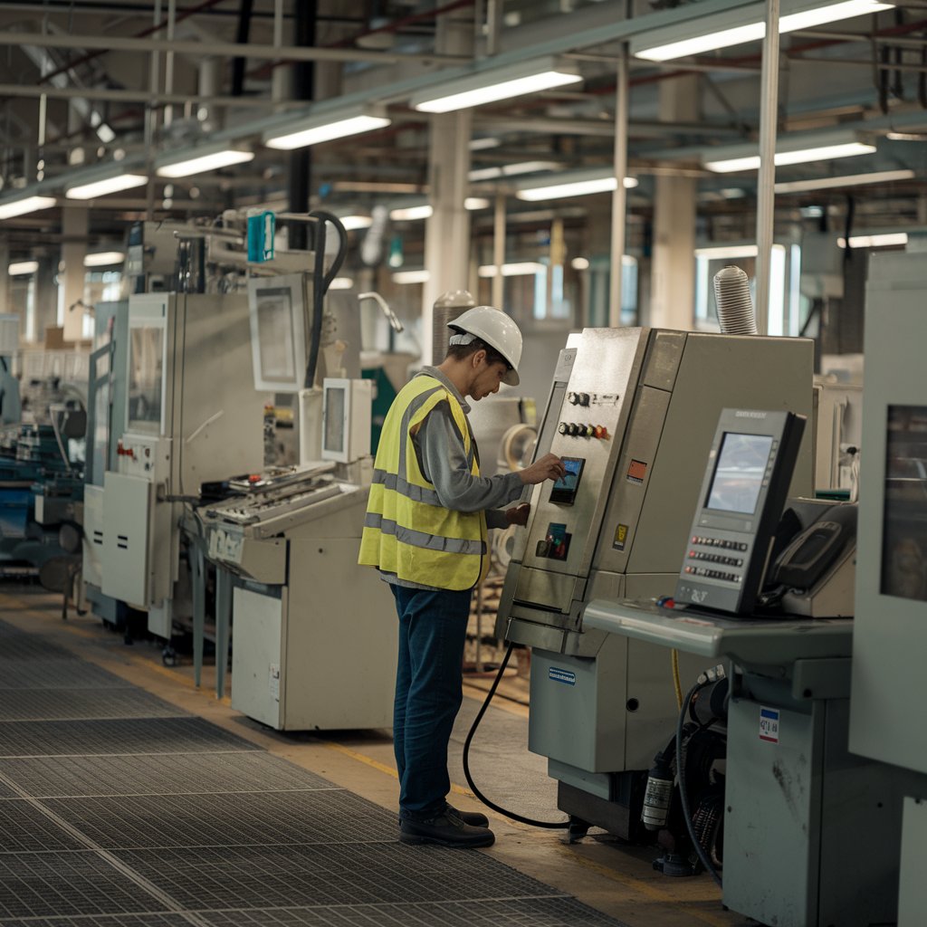 Initial Production Check AI Stock Image